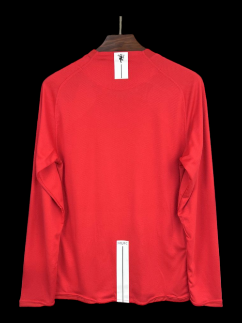 Manchester United Maillot Domicile UCL Rétro Manches Longues 2007/08