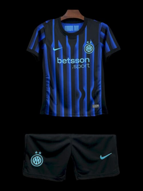 Inter Milan Maillot Domicile 25/26 – Enfant