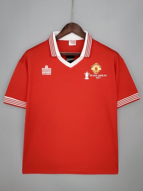 Manchester United Maillot Rétro 1977