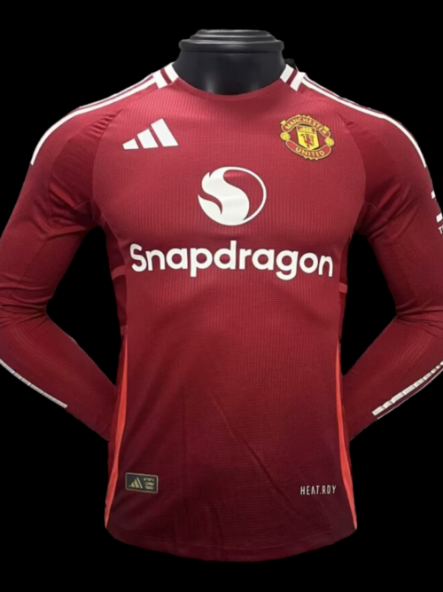Manchester United Maillot Domicile 24/25 – Manches Longues Version Player