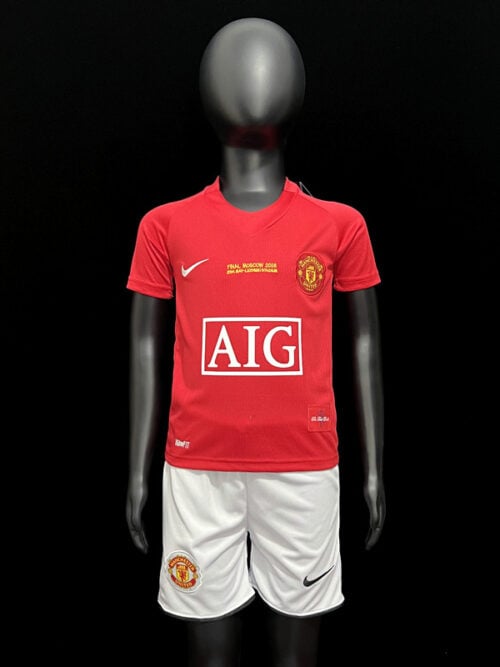 Manchester United Maillot Rétro 07/08 – Enfant