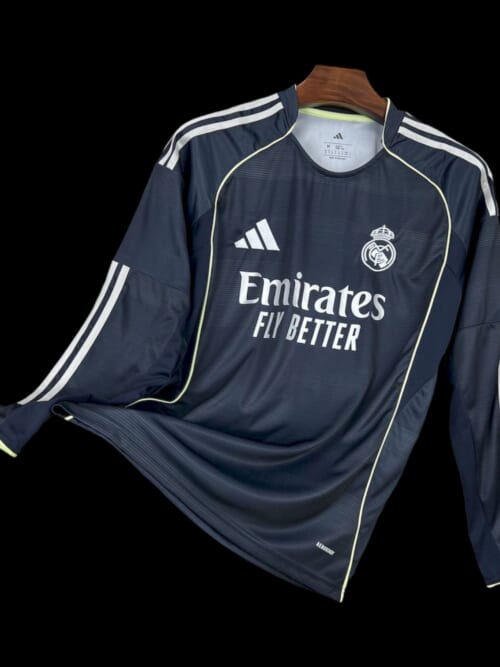 Real Madrid Maillot Extérieur 25/26 – Manches Longues