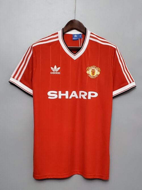 Manchester United Maillot Rétro 83/84