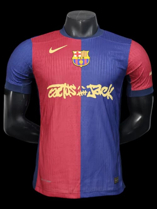 Barcelone Maillot Domicile Travis Scott 24/25 – Version Player