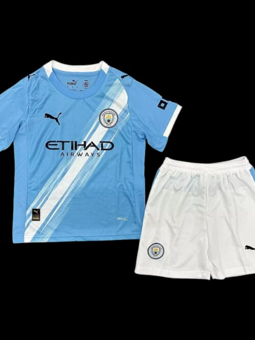 Manchester City Maillot Domicile 25/26 – Enfant